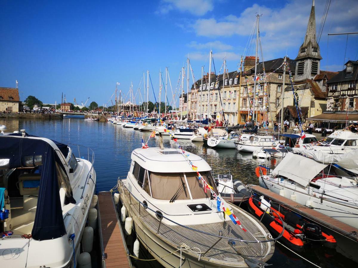 Apartmán Un Parfum D'Embruns Hypercentre Honfleur, Fibre Exteriér fotografie