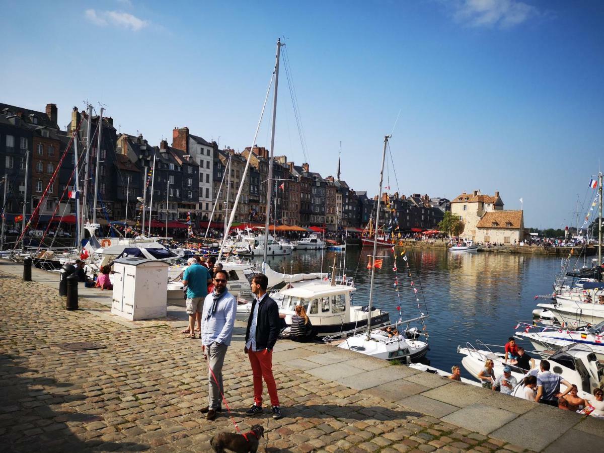 Apartmán Un Parfum D'Embruns Hypercentre Honfleur, Fibre Exteriér fotografie